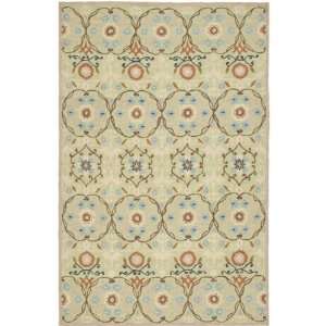  Ivory Wool Area Rug, 7 Feet 9 Inch by 9 Feet 9 Inch: Home & Kitchen