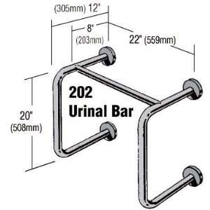  Stainless Steel, Alloy 304 Anti Slip 1 1/2inch Urinal Bar 
