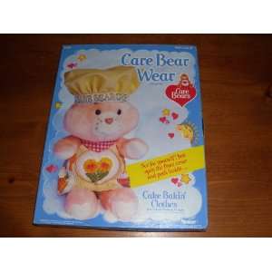   Care Bear Wear Collection Cake Bakin Clothes 1985 