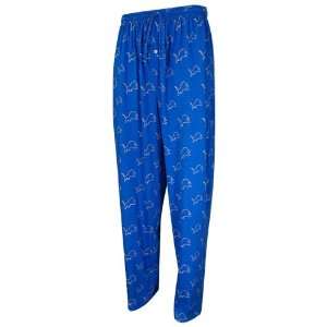  Detroit Lions Blue Tandem Pajama Pants: Sports & Outdoors