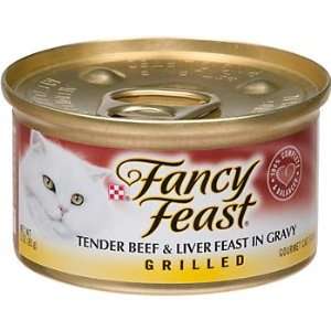  Fancy Feast Grilled Beef and Liver Feast in Gravy Gourmet 