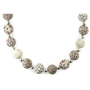   Medium Silverball   Latte * Viva Bead New Clay Artisan