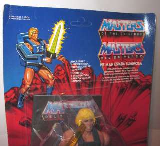 1988 Mattel MOTU CLASSIC HEAD Laser Power He Man Carded  