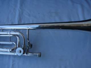  Tenor Trombone .547 Large Bore 8 1/2 One Piece Silver Brass Bell 