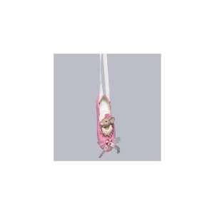   Pink Ballerina Ballet Shoe Christmas Ornaments 4.25 Home & Kitchen