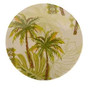  Tropix Bahama Palm Round Salad Plate