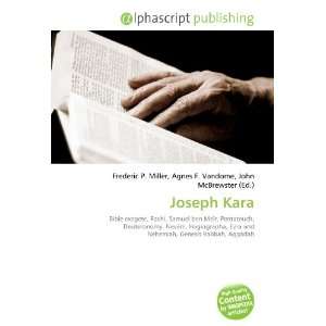  Joseph Kara (9786134090391) Books