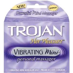 Trojan Her Pleasure Vibrating Mini Personal Massager (Quantity of 1)
