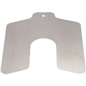  Stainless Steel Slotted Shim, 0.002 x 5 x 5 (Pack of 20 