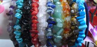 10 assorted gem stone braclets// bulk sale  