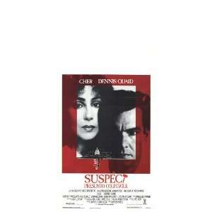  Suspect Poster Movie Italian 13x28 Dennis Quaid Cher Liam 