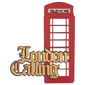  London Calling Laser Die Cut: Office Products