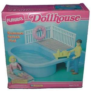  Playskool Summer Splash Pool Dollhouse Accessory Set: Toys 