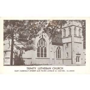 1950s Vintage Postcard   Trinity Lutheran Church (East Chestnut Street 
