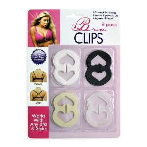 8 Pack Bra Back Clips   Conceal Bra Straps   Add Full Cup 