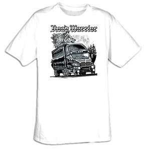 Road Warrior Trucker Trucking Adult Tee Shirt T shirt  