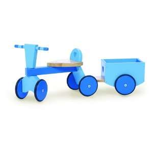  Le Toy Van TV202 Trike & Trailer Blue Toys & Games