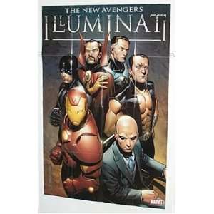 Avengers Illuminati 36 x 24 Marvel Comics Store Window Display Promo 