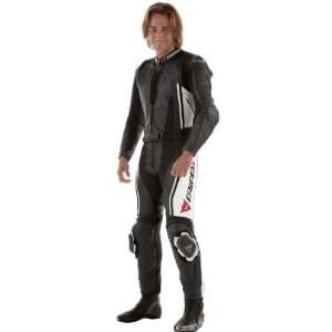  DAINESE TRICKSTER 2 PC SUIT BLACK/WHITE 38 USA/48 EURO 