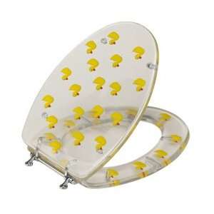  Magnolia Elongated Acrylic Duck Toilet Seat 900E Y Clear 