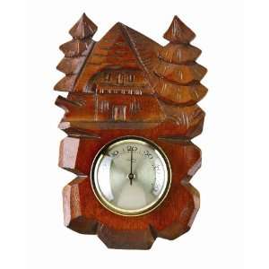  Thermometer black forest house made of wood