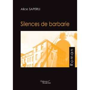 silences de barbarie (9782355080302) Saperli Books