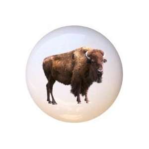  Buffalo Bison Drawer Pull Knob