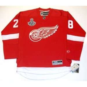 Brian Rafalski Detroit Red Wings 09 Cup Jersey Real Rbk  