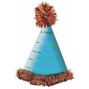  Jumbo Cone Hat Invitations Party Accessory: Toys & Games