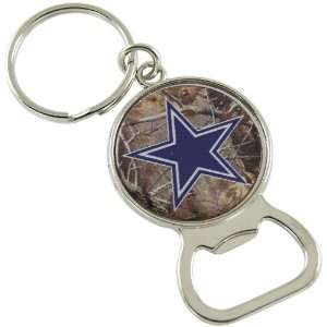  NFL Dallas Cowboys Real Tree Camo Bottle Opener Keychain 