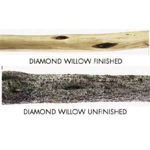  LARGE DIAMOND WILLOW 36 CANE STICK (UNFINISHED 