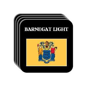 US State Flag   BARNEGAT LIGHT, New Jersey (NJ) Set of 4 Mini Mousepad 