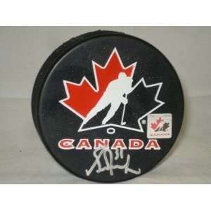  Signed Grant Fuhr Puck   Team Canada   Autographed NHL 