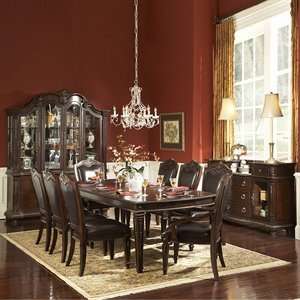 Homelegance Palace Dining Set, Rich Brown