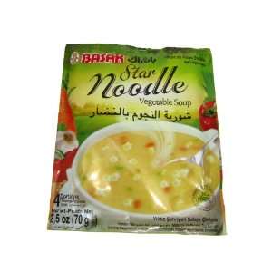 Basak Halal Star Noodle and Vegetable Soup 70g  Grocery 