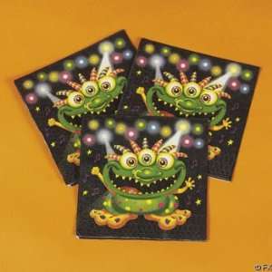  Monster Bash Beverage Napkins 10 (16 pc) Toys & Games