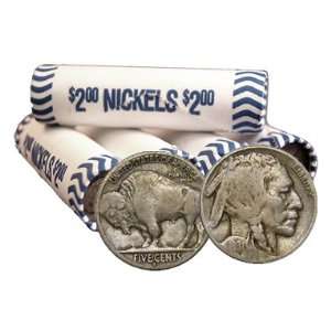   Buffalo Indian Head Nickels   Mixed Dates   40 Coins: Toys & Games