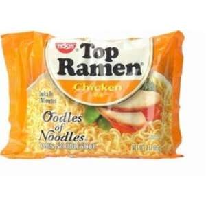 Nissin Top Ramen Chicken Flavor Noodles Grocery & Gourmet Food