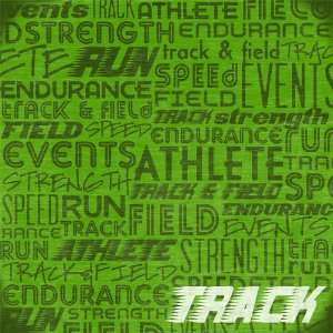  Track & Field 12 x 12 Double Sided Paper Arts, Crafts 