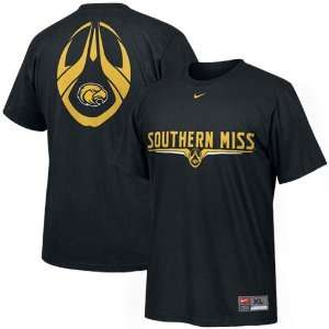   Miss Golden Eagles Black Team Issue T shirt: Sports & Outdoors