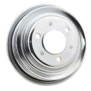   Gasket 4961G Chrome Triple Groove Pulley for 396 454 BBC: Automotive