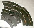 Vintage 1960s Curved Track (6) by Strombecker #9195 1/32 nd with 