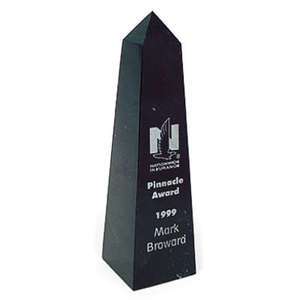Personalized MARBLE PINNACLE AWARD TROPHY PLAQUE  