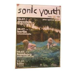  Sonic Youth Poster German Concert Tour 