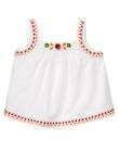 New Gymboree Balik Summer white swing top with jewels Size 2T NWT