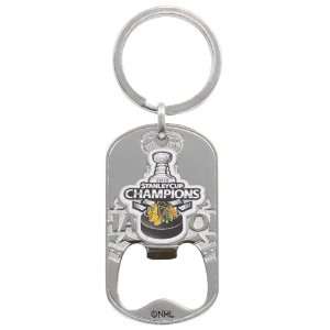   Cup Champions Dog Tag Bottle Opener Keychain (): Sports & Outdoors