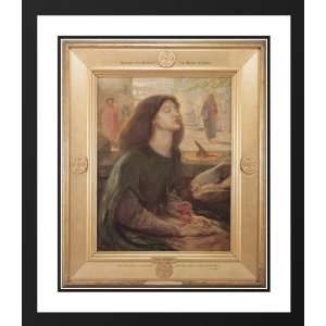   20x23 Framed and Double Matted Beata Beatrix