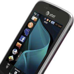 Samsung A897 Mythic Black   AT&T POOR COSMETICS  