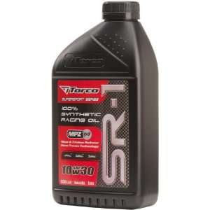 Torco A161033C SR 1 10w30 Synthetic Racing Oil Bottle   1 Liter, (Case 