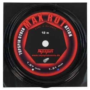 Topspin Cyber Max Rotation 1.31 Tennis String Black  